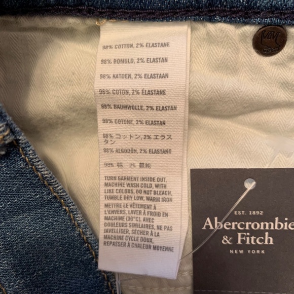 Abercrombie & Fitch Emma Distressed Perfect Stretch Bootcut Jeans 4L - Picture 11 of 12